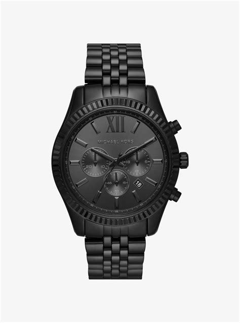 michael kors oversized watches|michael kors matte black watch.